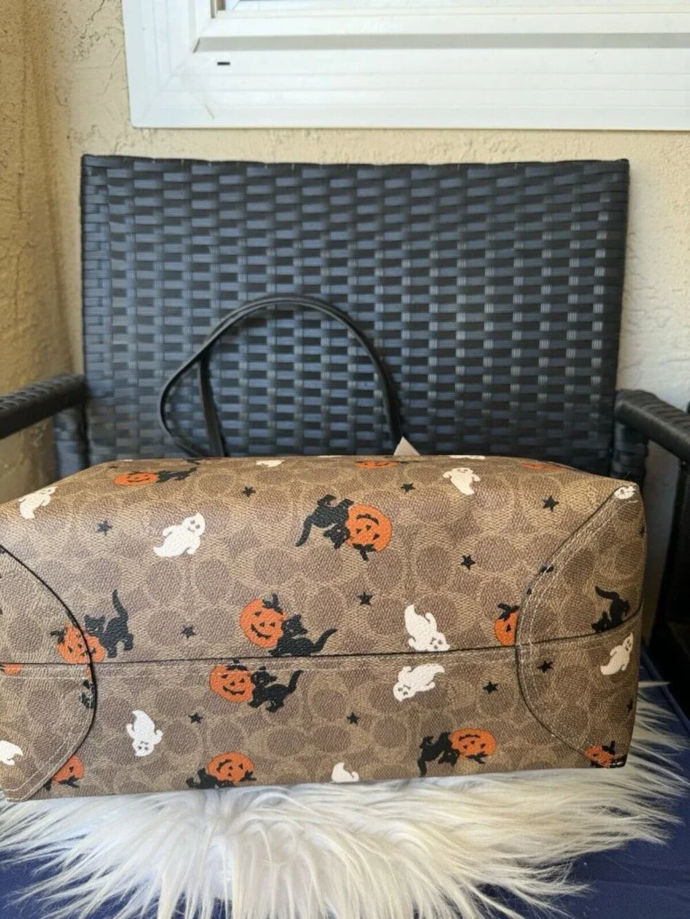 Chic & Spooky Coach Halloween Tote